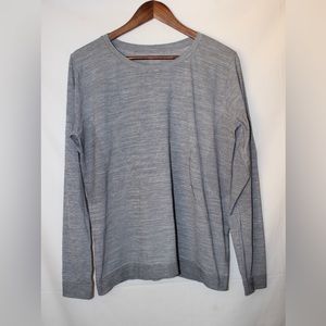 lululemon athletica black /white Long Sleeve Tee run swiftly relaxed